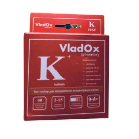 VladOx K тест - профессиональный набор для измерения концентрации калия купить в магазине Долина Аквариумов