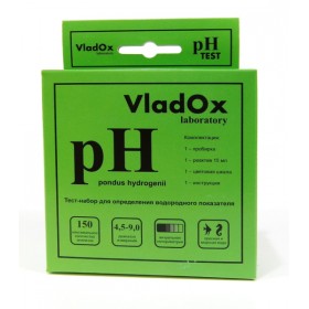 VladOx pH тест - профессиональный набор для измерения водородного показателя купить в магазине Долина Аквариумов