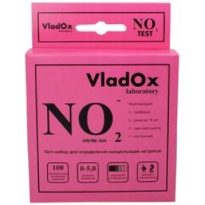 VladOx NO2 тест - профессиональный набор для измерения концентрации нитритов купить в магазине Долина Аквариумов