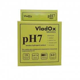 VladOx pH7 - профессиональный набор для измерения водородного показателя в диапазоне 6,0 - 7,6 купить в магазине Долина Аквариумов