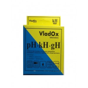 VladOx pH+gh+kh - профессиональный набор из трёх тестов купить в магазине Долина Аквариумов