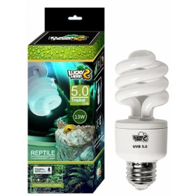 Лампа G27 / 13wt / UVB 5.0 , REPTILE LUCKY HERP купить в магазине Долина Аквариумов
