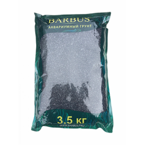Грунт BARBUS черный кварц 1-3 мм купить в магазине Долина Аквариумов